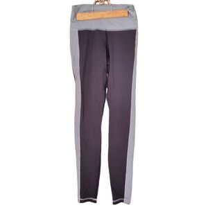 Adidas Black Workout Leggings with Grey Trim XS